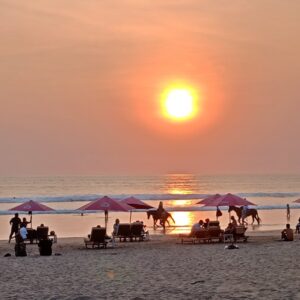 Sunset in Seminyak Beach